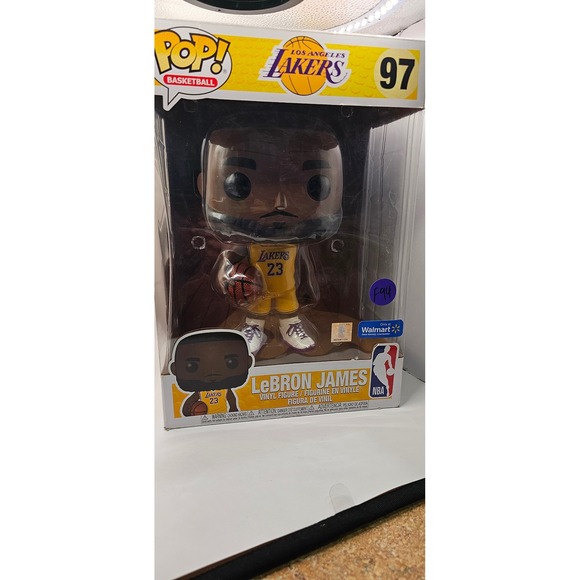 Funko Pop! NBA LeBron James Lakers #97 Vinyl Figure Walmart‎ Exclusive - Picture 1 of 10